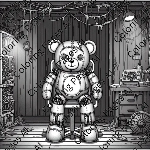 fnaf coloring page