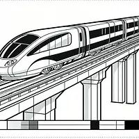 21 Train Coloring Pages