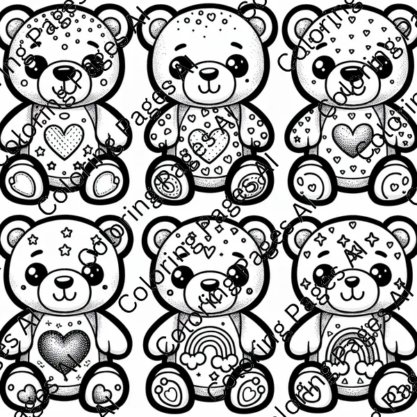 care bears coloring page