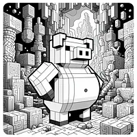 16 Minecraft Coloring Pages