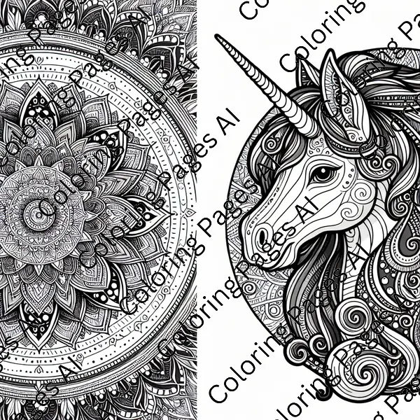 Buy Unicorn Mandala