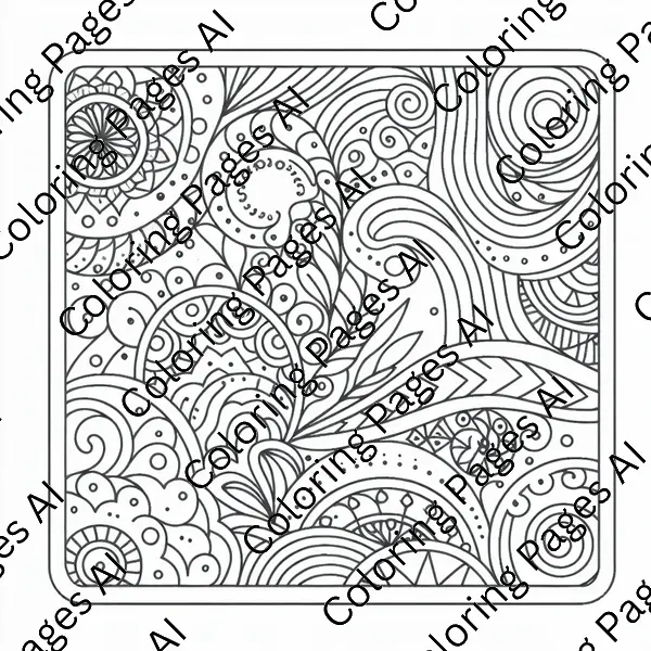 Pastel Coloring Page - Coloring Pages AI